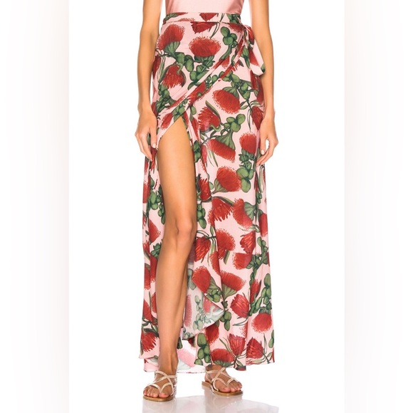 ADRIANA DEGREAS- Fiore Pareo Skirt With Ruffles - Picture 2 of 9